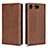 Funda de Cuero Cartera con Soporte Carcasa L04 para Sony Xperia XZ1 Compact Marron