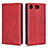 Funda de Cuero Cartera con Soporte Carcasa L04 para Sony Xperia XZ1 Compact Rojo