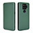 Funda de Cuero Cartera con Soporte Carcasa L04Z para Sharp Aquos Sense4 Plus Verde