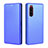 Funda de Cuero Cartera con Soporte Carcasa L04Z para Sony Xperia 5 Azul