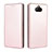 Funda de Cuero Cartera con Soporte Carcasa L04Z para Sony Xperia 8 Lite Oro Rosa