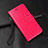 Funda de Cuero Cartera con Soporte Carcasa L05 para Huawei Honor 9X Pro Rosa Roja