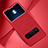 Funda de Cuero Cartera con Soporte Carcasa L05 para Huawei Honor Play4 Pro 5G Rojo
