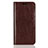 Funda de Cuero Cartera con Soporte Carcasa L05 para Huawei Nova 3e Marron