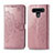 Funda de Cuero Cartera con Soporte Carcasa L05 para LG K41S Oro Rosa