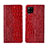 Funda de Cuero Cartera con Soporte Carcasa L05 para Samsung Galaxy A42 5G Rojo
