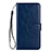 Funda de Cuero Cartera con Soporte Carcasa L05 para Samsung Galaxy S20 Plus 5G Azul