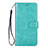 Funda de Cuero Cartera con Soporte Carcasa L05 para Samsung Galaxy S20 Ultra Cian