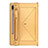 Funda de Cuero Cartera con Soporte Carcasa L05 para Samsung Galaxy Tab S6 10.5 SM-T860 Oro