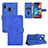 Funda de Cuero Cartera con Soporte Carcasa L05Z para Samsung Galaxy M10S Azul