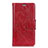 Funda de Cuero Cartera con Soporte Carcasa L06 para Alcatel 1X (2019) Rojo