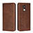 Funda de Cuero Cartera con Soporte Carcasa L06 para Huawei Mate 20 Lite Marron