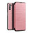 Funda de Cuero Cartera con Soporte Carcasa L06 para Huawei Mate 40 Lite 5G Oro Rosa