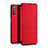 Funda de Cuero Cartera con Soporte Carcasa L06 para Huawei Mate 40 Lite 5G Rojo