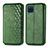 Funda de Cuero Cartera con Soporte Carcasa L06 para Samsung Galaxy A12 Verde