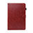 Funda de Cuero Cartera con Soporte Carcasa L06 para Samsung Galaxy Tab S5e 4G 10.5 SM-T725 Rojo Rosa