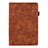 Funda de Cuero Cartera con Soporte Carcasa L06 para Samsung Galaxy Tab S6 Lite 4G 10.4 SM-P615 Marron