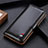 Funda de Cuero Cartera con Soporte Carcasa L06 para Xiaomi Mi Note 10 Lite Negro