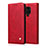 Funda de Cuero Cartera con Soporte Carcasa L06 para Xiaomi Poco M2 Pro Rojo