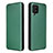 Funda de Cuero Cartera con Soporte Carcasa L06Z para Samsung Galaxy F62 5G Verde