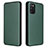 Funda de Cuero Cartera con Soporte Carcasa L06Z para Samsung Galaxy M02s Verde