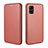 Funda de Cuero Cartera con Soporte Carcasa L06Z para Samsung Galaxy M40S Marron