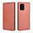 Funda de Cuero Cartera con Soporte Carcasa L06Z para Samsung Galaxy S10 Lite Marron