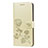 Funda de Cuero Cartera con Soporte Carcasa L07 para Huawei Honor 8X Oro