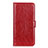 Funda de Cuero Cartera con Soporte Carcasa L07 para Huawei Mate 40 Pro+ Plus Rojo