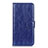Funda de Cuero Cartera con Soporte Carcasa L07 para Samsung Galaxy A01 Core Azul