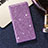 Funda de Cuero Cartera con Soporte Carcasa L07 para Samsung Galaxy S20 5G Morado