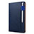 Funda de Cuero Cartera con Soporte Carcasa L07 para Samsung Galaxy Tab S6 10.5 SM-T860 Azul