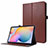 Funda de Cuero Cartera con Soporte Carcasa L07 para Samsung Galaxy Tab S7 11 Wi-Fi SM-T870 Marron