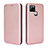 Funda de Cuero Cartera con Soporte Carcasa L07Z para Realme V3 5G Oro Rosa