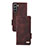 Funda de Cuero Cartera con Soporte Carcasa L07Z para Samsung Galaxy S24 5G Marron