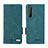 Funda de Cuero Cartera con Soporte Carcasa L07Z para Sony Xperia 1 II Verde