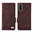 Funda de Cuero Cartera con Soporte Carcasa L07Z para Vivo Y11s Marron