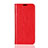 Funda de Cuero Cartera con Soporte Carcasa L08 para Huawei Honor 8X Rojo