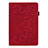 Funda de Cuero Cartera con Soporte Carcasa L08 para Huawei MediaPad M6 8.4 Rojo