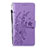 Funda de Cuero Cartera con Soporte Carcasa L08 para Huawei P20 Morado