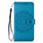 Funda de Cuero Cartera con Soporte Carcasa L08 para Samsung Galaxy S20 Plus 5G Azul