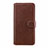 Funda de Cuero Cartera con Soporte Carcasa L08 para Xiaomi Poco M2 Pro Marron