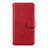 Funda de Cuero Cartera con Soporte Carcasa L08 para Xiaomi Poco M2 Pro Rojo