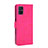 Funda de Cuero Cartera con Soporte Carcasa L08Z para Samsung Galaxy M51 Rosa Roja