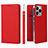 Funda de Cuero Cartera con Soporte Carcasa L09 para Apple iPhone 13 Pro Max Rojo