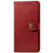 Funda de Cuero Cartera con Soporte Carcasa L09 para Samsung Galaxy M21s Rojo