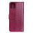 Funda de Cuero Cartera con Soporte Carcasa L10 para Huawei Honor 30S Rojo Rosa