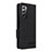 Funda de Cuero Cartera con Soporte Carcasa L10Z para Samsung Galaxy Z Fold2 5G Negro