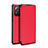Funda de Cuero Cartera con Soporte Carcasa L11 para Xiaomi Mi 11 Pro 5G Rojo