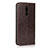 Funda de Cuero Cartera con Soporte Carcasa L11 para Xiaomi Redmi 8 Marron